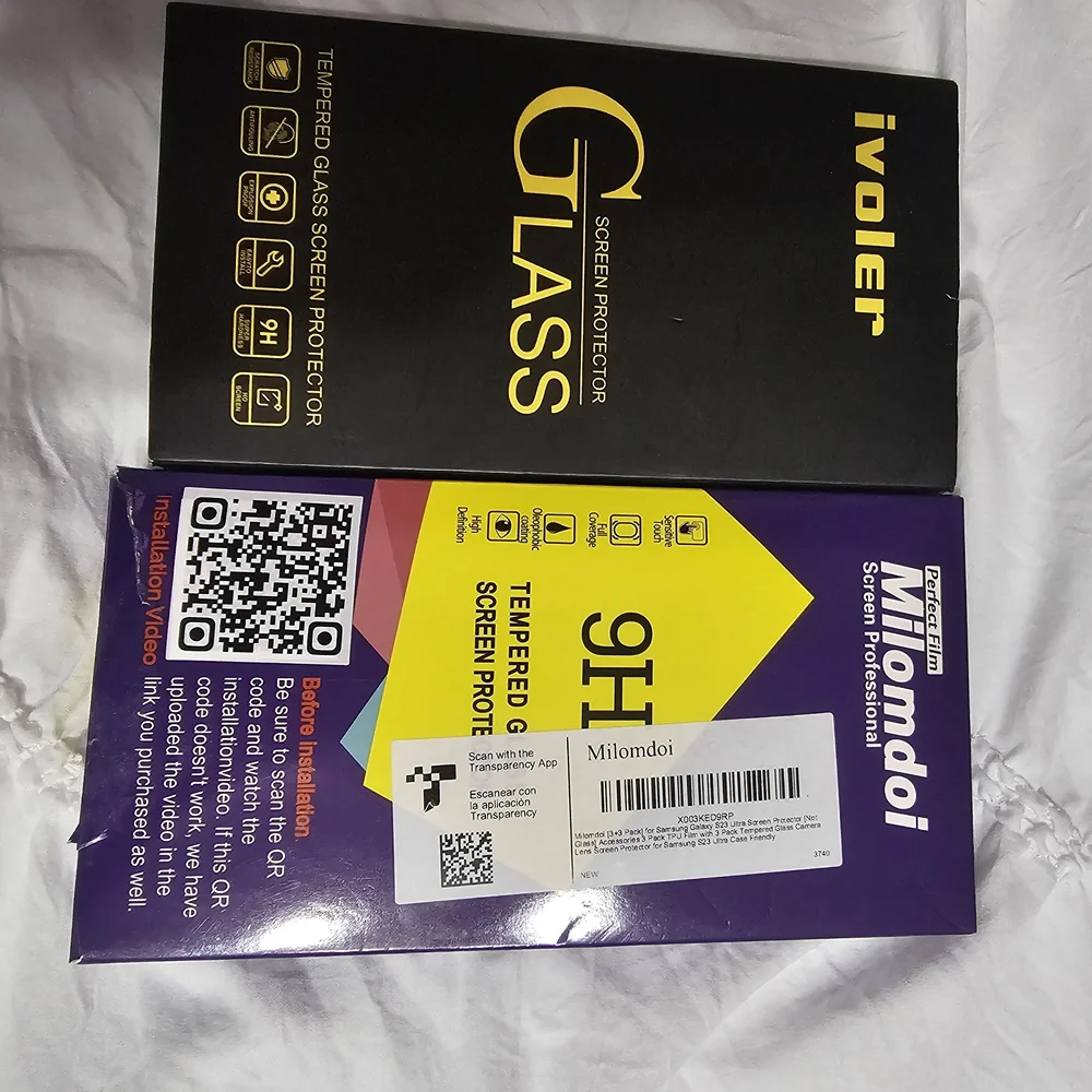 Black and Orange Screen Protectors for Cell Phones